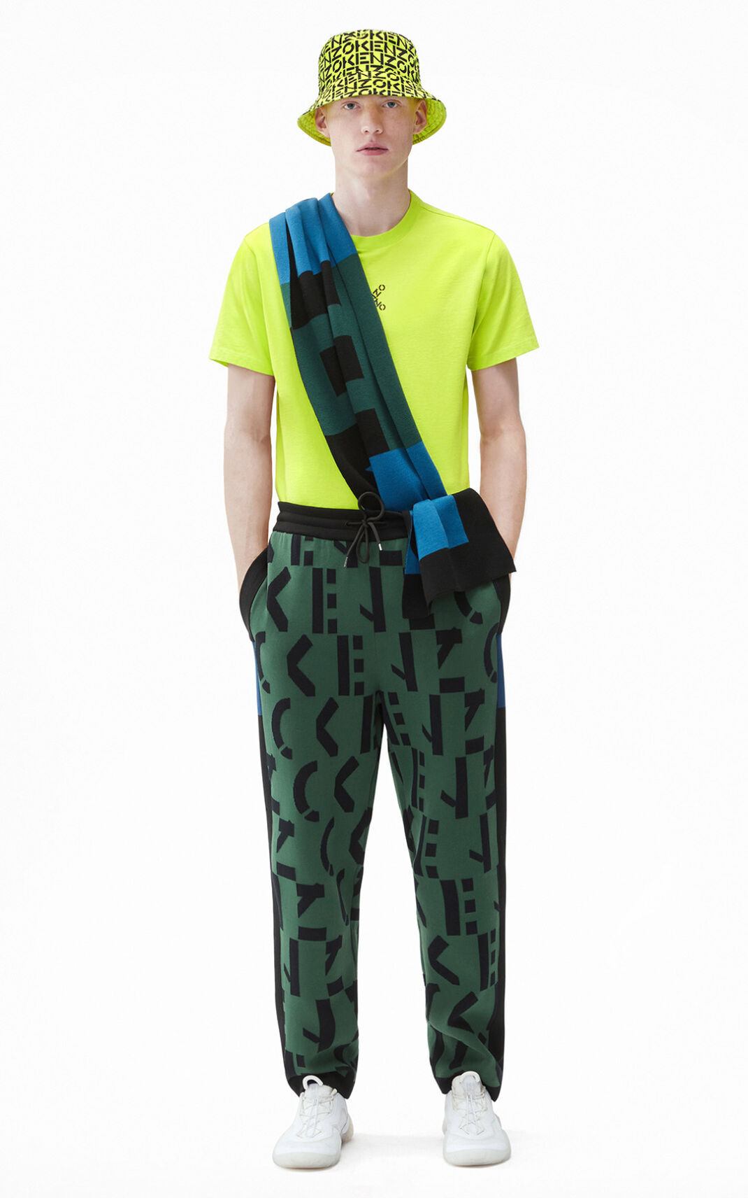 Jogger Kenzo Sport monogrammed Hombre Verde Oscuro - SKU.5581402